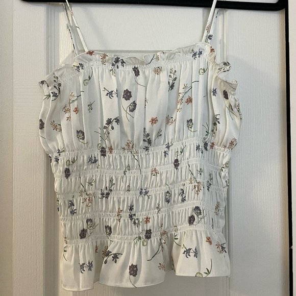 Artizia Wilfred Silk Floral Top - M - Picture 1 of 4